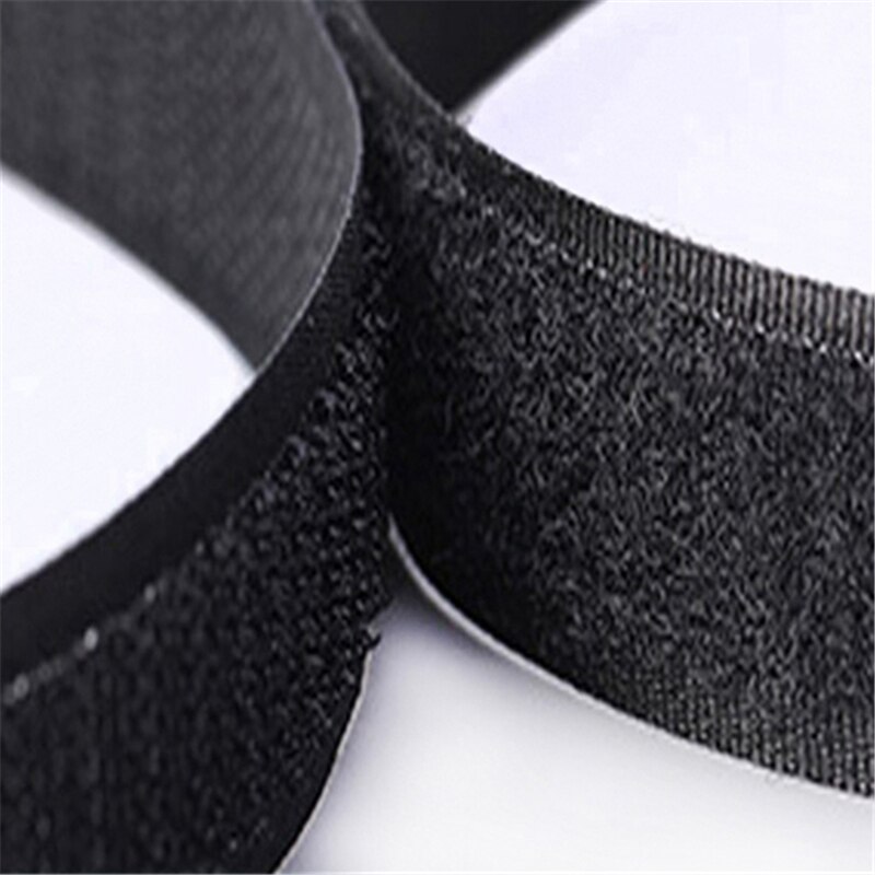 20mm 2 meter par farverige velcro-klæbende klistermærker med krog og løkke farvetape kabelbindere sytilbehør