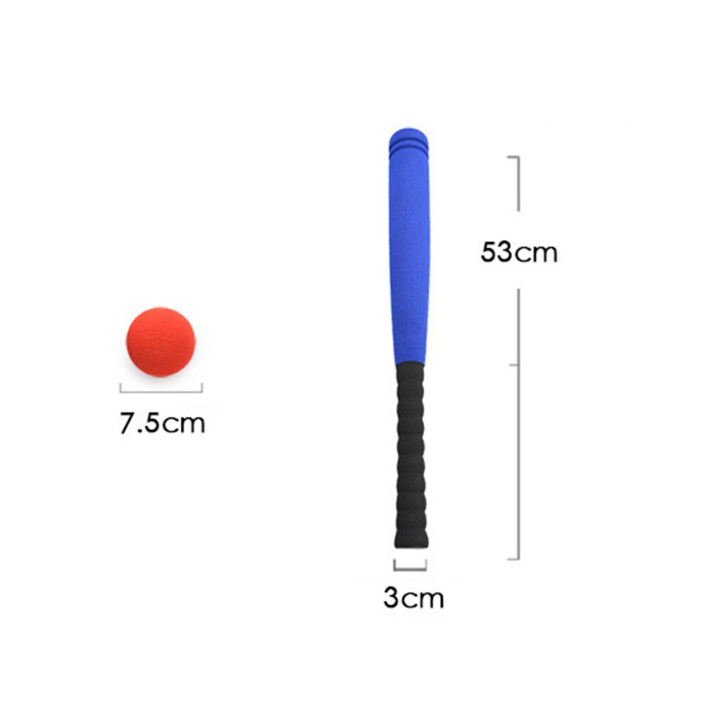 Kids Baseball Bat Met Kinderen Outdoor Baseball Kit Veilig Sport Game (Blauw, Willekeurige Kleur)