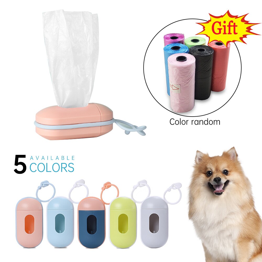 Bolsa de basura para recoger excrementos de perro, Set de bolsas para recoger basura, bolsa portátil para recoger excrementos, suministros para mascotas