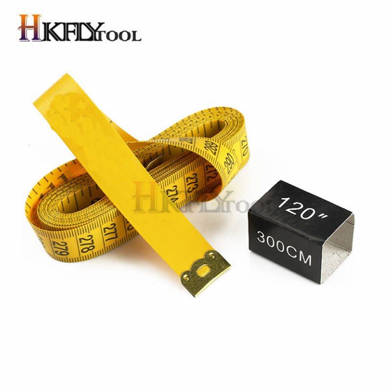 Clothing Tailoring Ruler Sewing Ruler Durable Soft 3 Meter 300 CM Sewing Tailor Tape Body Tape Measure Ruler Dressmaking