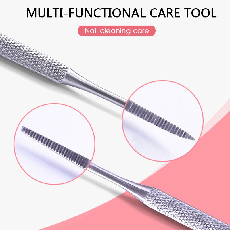 Stainless Steel Two Sided Toe Nail File Edge Ingrown Toenail Lifter Anti Onychomycosis Paronychia Podiatry