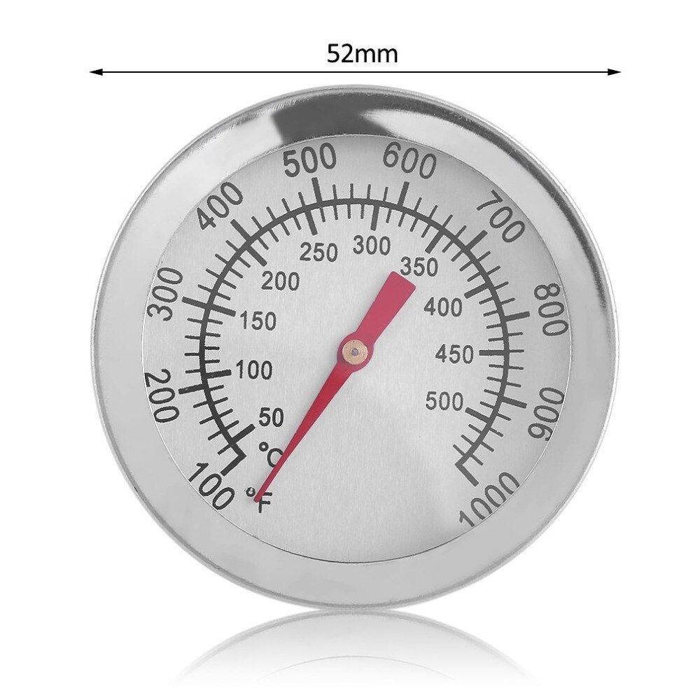 Øjeblikkelig læse rustfrit stål termometer bbq gauge ovn mad madlavning kød termometer bred vifte bageværktøj