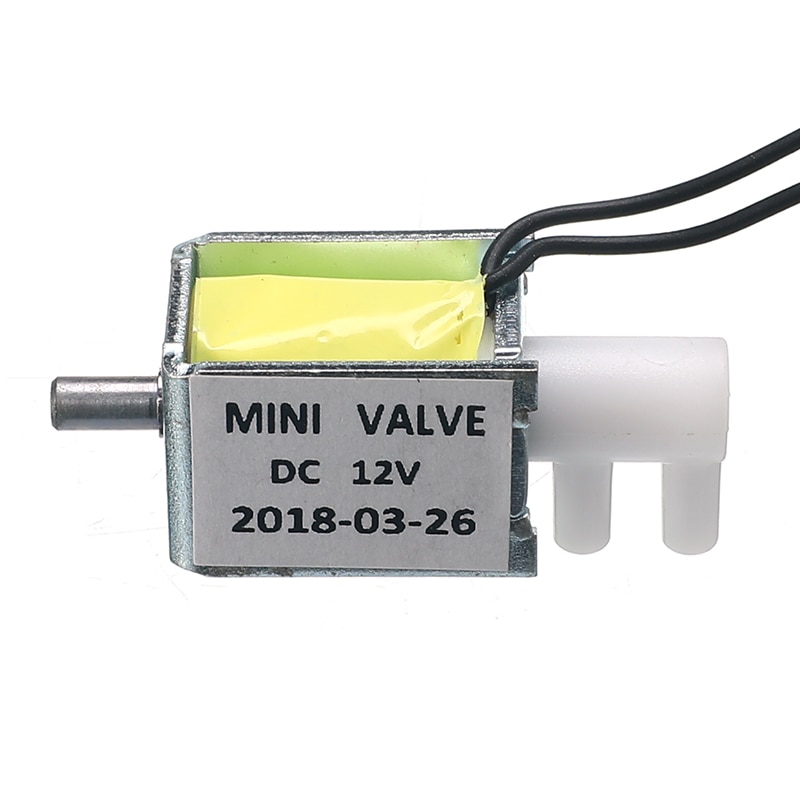 2 Position 3 Way Electric Mini Micro Solenoid Valve Air Gas Release Exhaust Discouraged Solenoid Exhaust Valve DC 12V