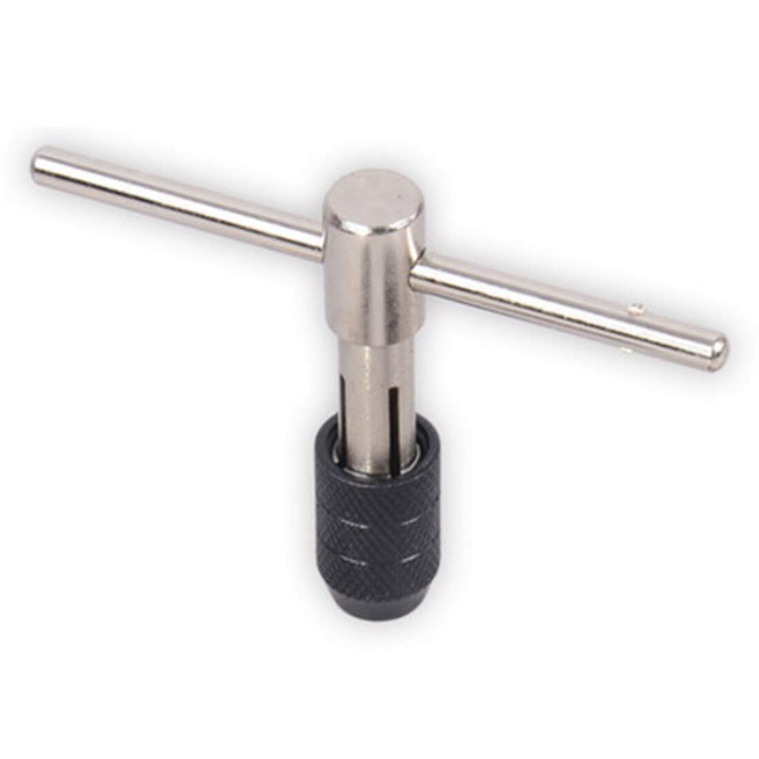 1/8"-1/4" T Type Screw Tap Holder Handle Adjustable Screw Tapping Threading T-Handle Tap Wrench Chuck M3-M6 Hand Toolx