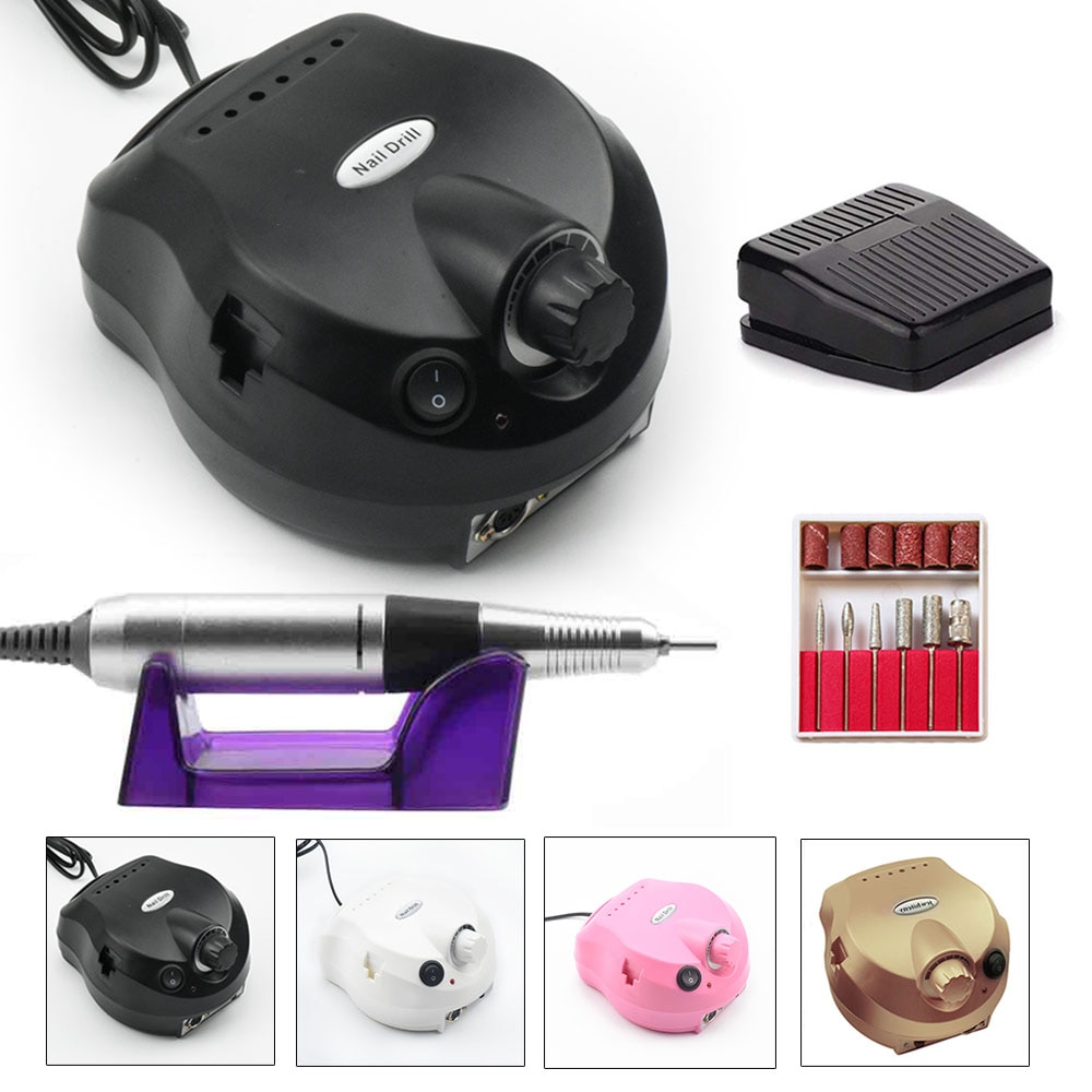 Manicure Machine 35000 Rpm Electric Nail Boor Apparatuur Voor Pro Frees Voor Manicure En Pedicure Nail File Gereedschap
