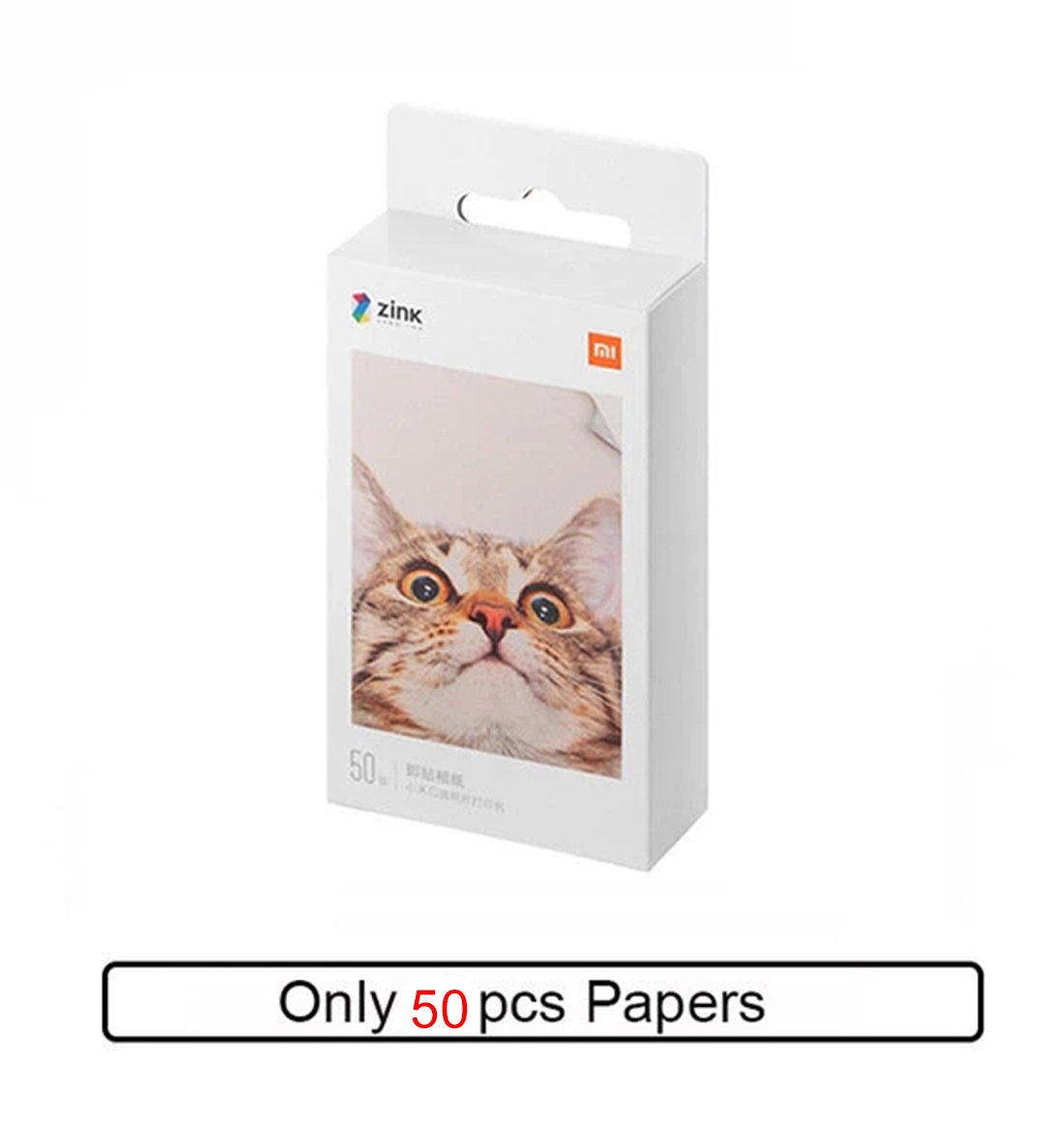 Printer Xiaomi Zink Pocket Printer Papier Zelfklevend Photo Print Lakens Xiaomi 3-Inch Mini Pocket Photo papier: Only 50pcs Paper