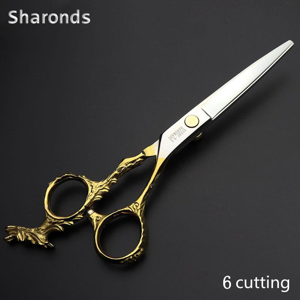 Sharonds 6 inch Japan Hair Cutting Scissors Barber Makas Scissors Salon Thinning Scissors Set