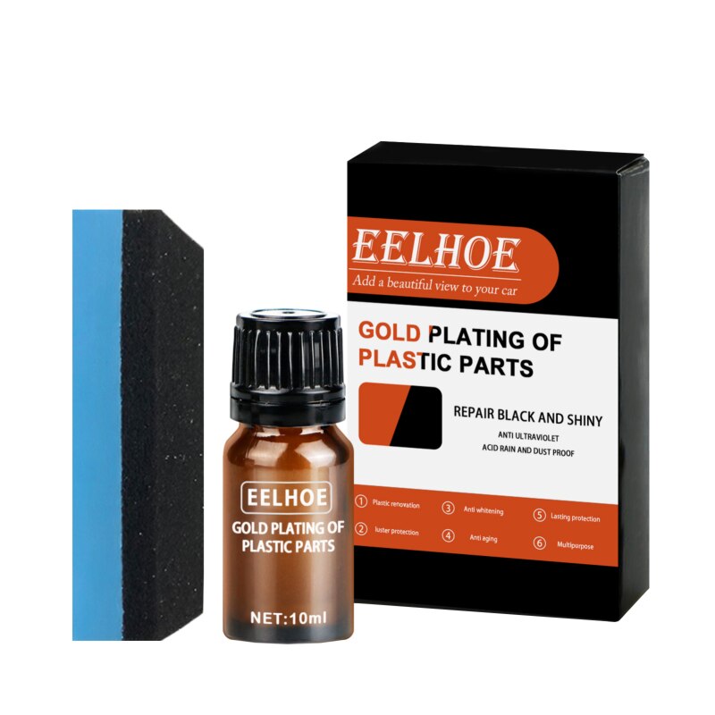 10/20/30ml Car Dashboard plastic care agent Car Plastic Parts Refurbish Agent Coating Paste Maintenance Cleaner: 10ml