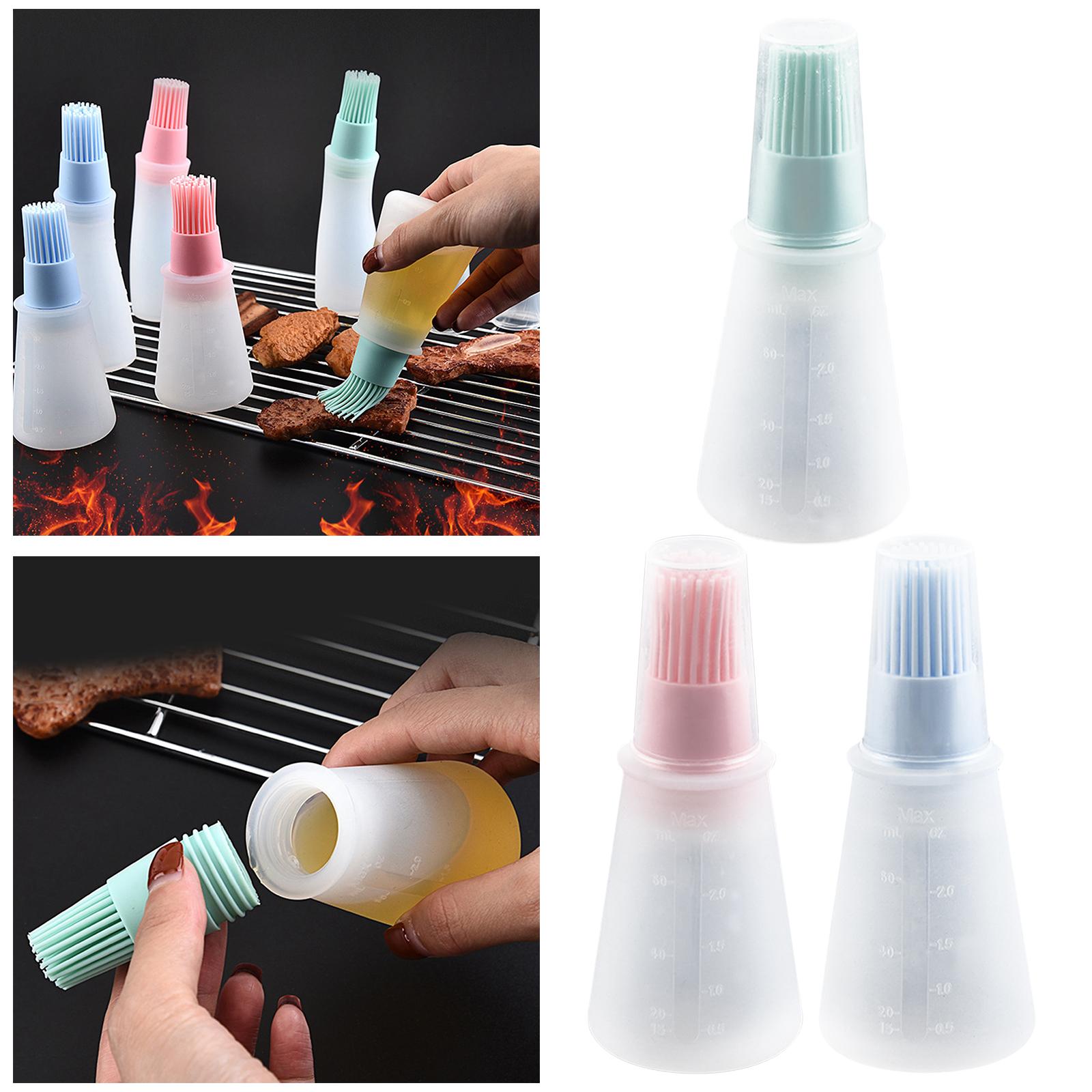 Brochas de silicona de grado alimenticio para barbacoa/pastelería, pinceles para prensar aceite para Cocina