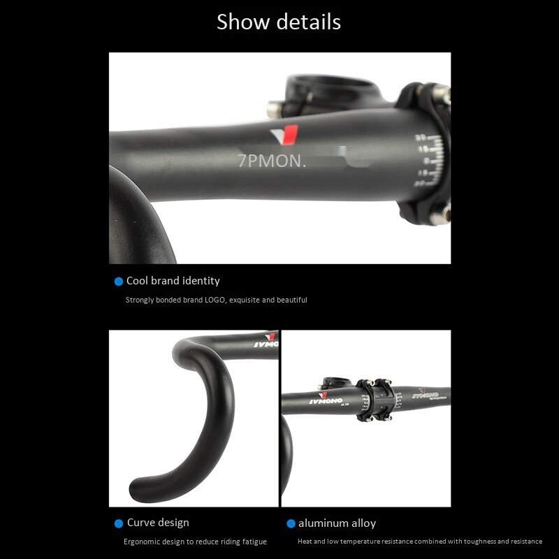 Svmono Fiets Stuur Aluminium Fiets Stuur Racefiets Stuur 31.8X400mm Fiets Deel