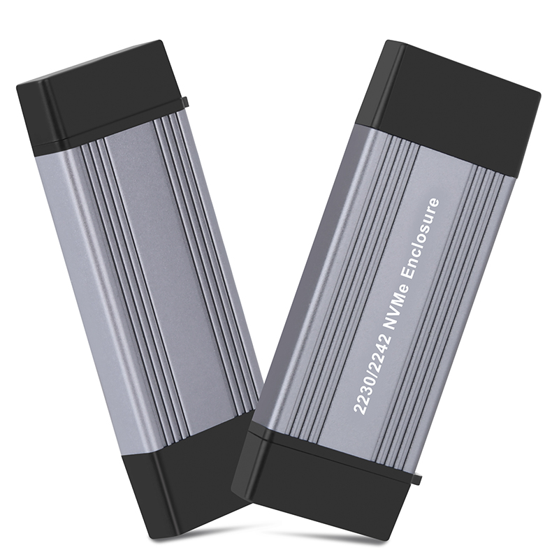 NVME Case SSD M2 Adapter NVME Zewnętrzna obudowa NVME M/M+B Klucz do USB 3.1 TYPE-A + TYPE C 10 Gb/s Obsługuje 2230 2242 M.2 SSD Box