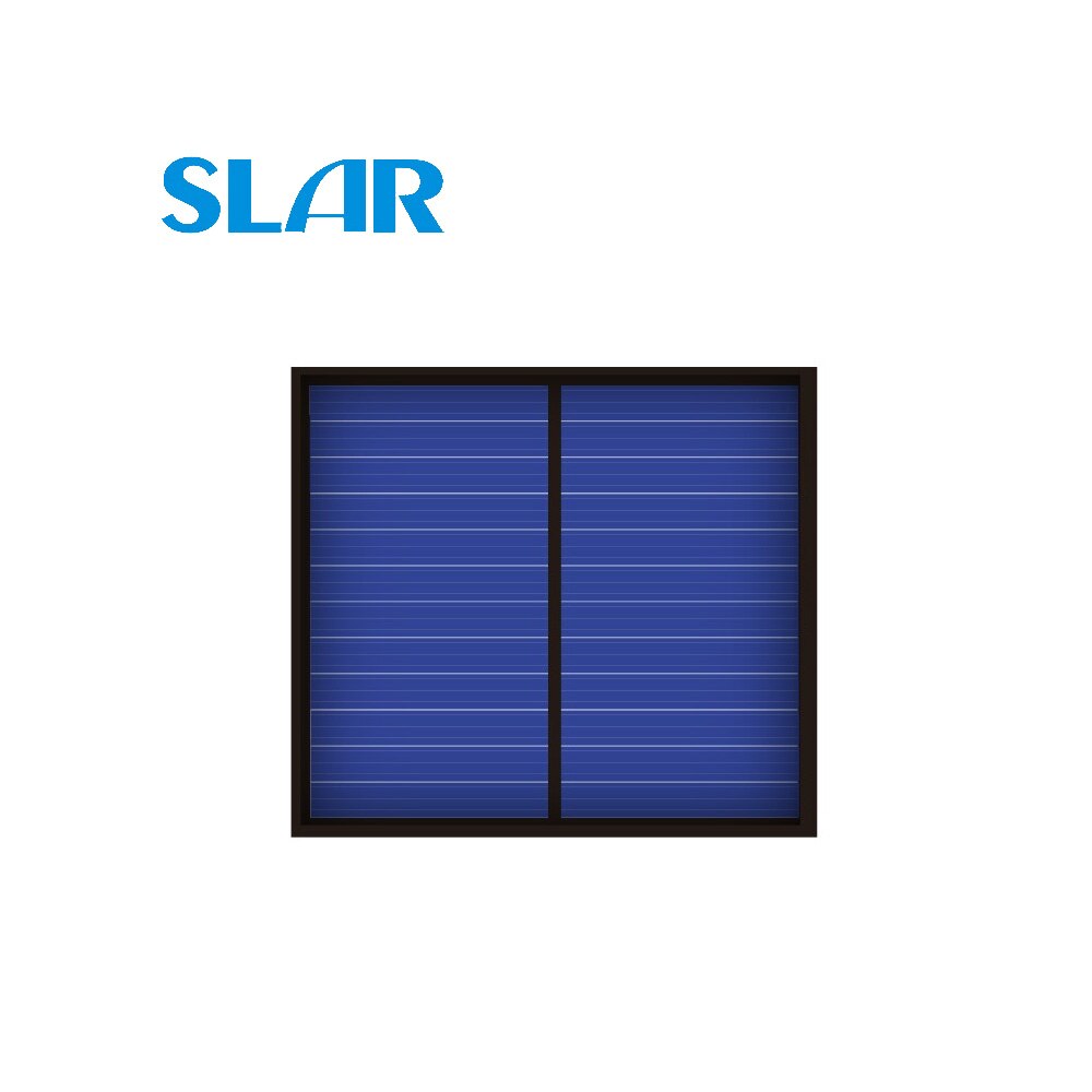 5.5v 80ma 0.38 watt solcellepanel standard epoxy polykrystallinsk silicium diy batteri opladningsmodul mini solcelle legetøj