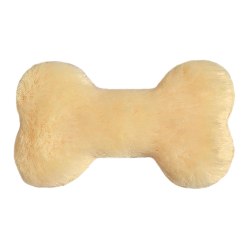 Horquilla con flequillo lateral para citas diarias, nueva pinza para con forma hueso perro peluche, pasadores: YELLOW