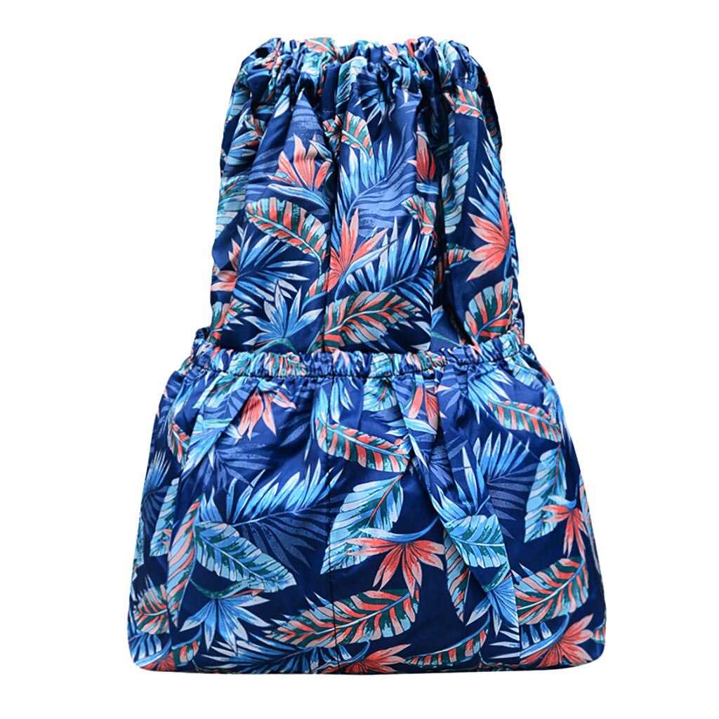 Aelicy Mode Vrouwen Gedrukt Zak Prijs Natuurlijke Resuable Jute Linnen Koord Pouch Verpakking Bag Logo Gedrukt: B