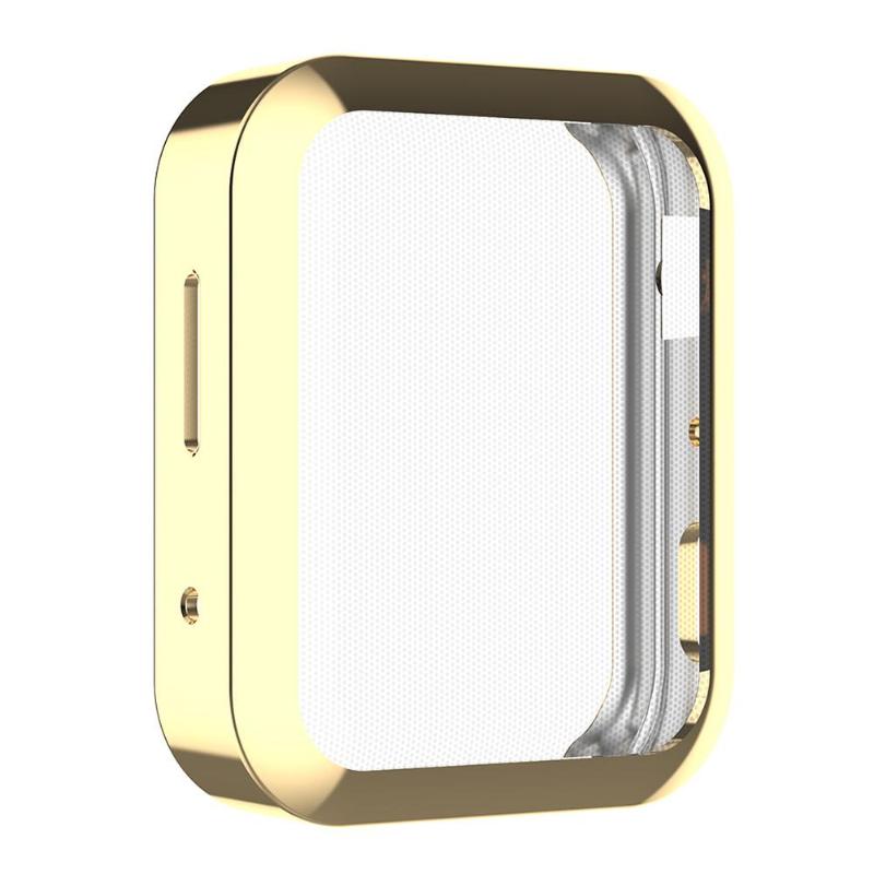 Smart klockskydd mjuk tpu-ram helskärm skyddande skalfodral för xiaomi klocktillbehör: Guld-