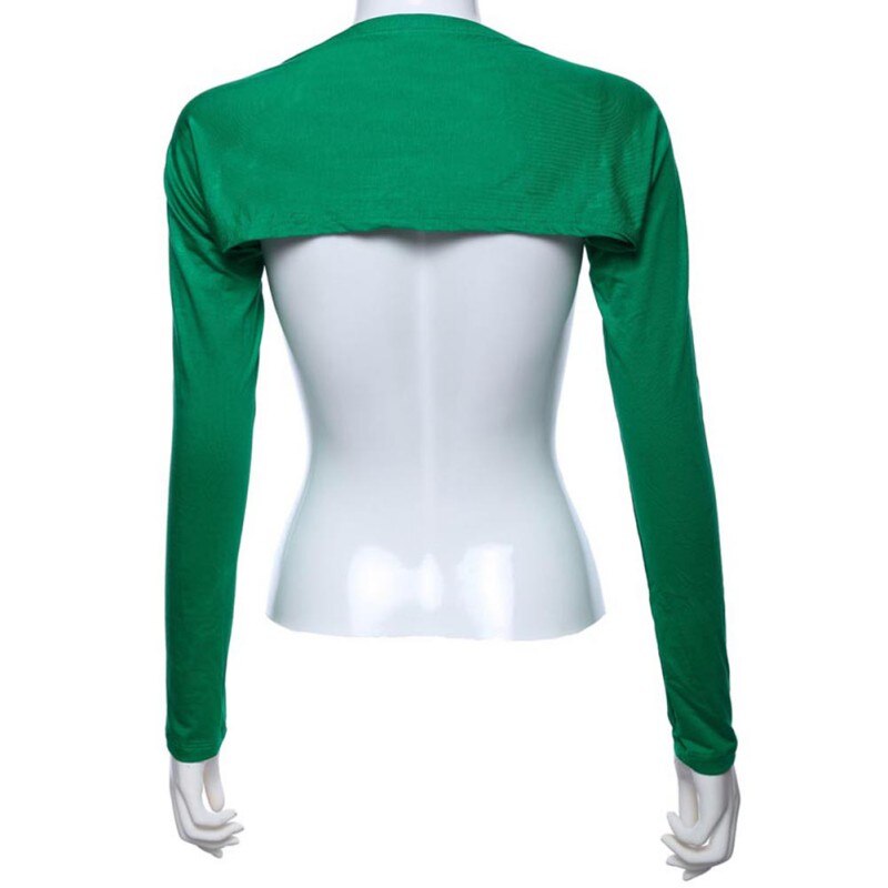 Stijlvolle Vrouwen Hijab Moslim Een Stuk Mouwen Arm Cover Bolero Bolero Hayaa 20 Kleuren Arm Warmers vrouwen tops: Groen
