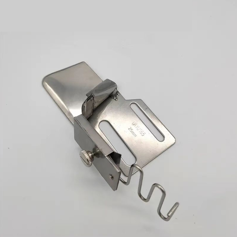 Industrial Sewing Machine Folders Tape Binder For Single Needle Lockstitch With Rubber Band Ribbon Hemming Presser Foot