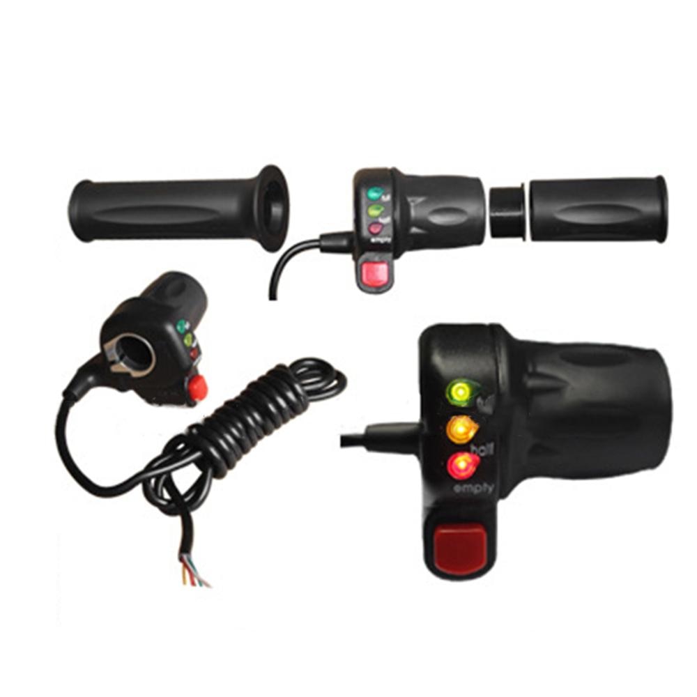 Electric Bike Throttle Turn Modified Speed Control Handle Bar Throttle Self-locking Parts