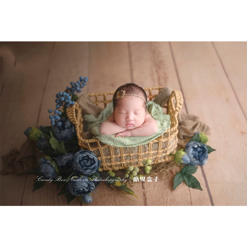 Neugeborenen fotografie requisiten gewebte korb foto Studio foto hilfs requisiten Baby foto becken rahmen schießen plattform