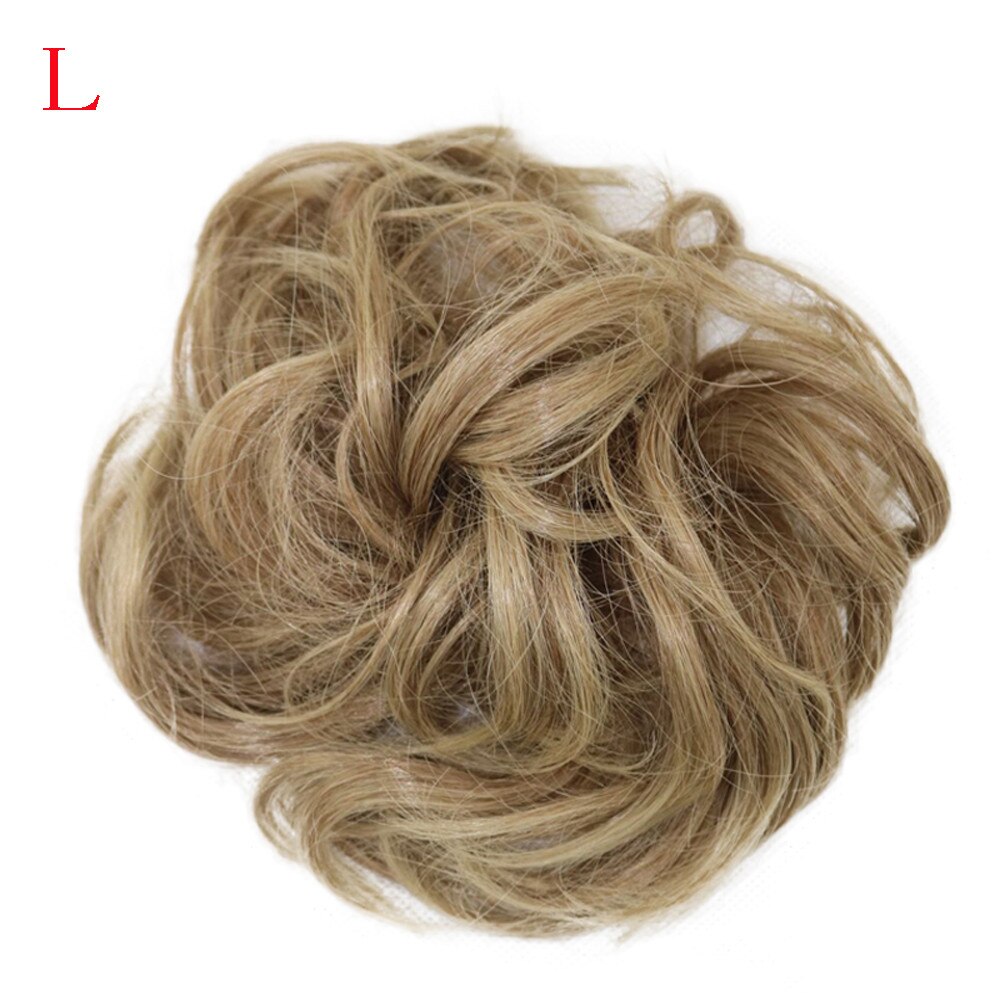 Femmes bouclés désordre chignon cheveux Twirl pièce Scrunchie Extensions coiffure couverture cheveux désordre chignon