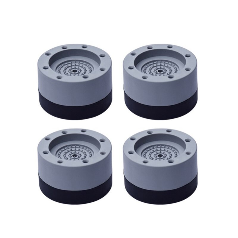 4Pcs Universal Anti-Vibration Feet Pads Washing Machine Rubber Mat Anti-Vibration Pad Dryer Refrigerator Base Fixed Non-Slip Pad: 4pcs 3.5cm