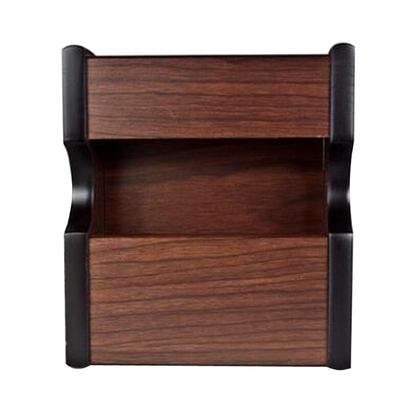 Wooden Pen Holder Stationery Holder Pen Pots Desk Organizer Pencil Stands Office Desk Accessories with Small Drawer