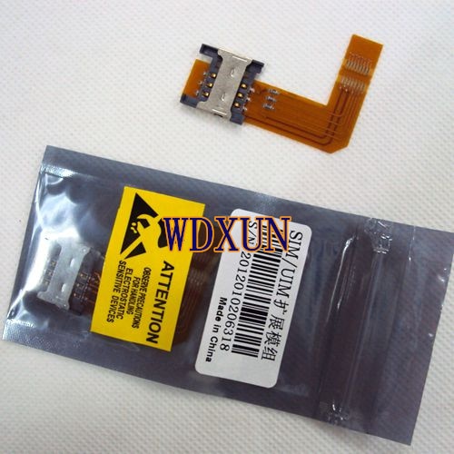 Free welding SIM card connector UIM card slot USIM expansion modules for mc8775 8781 em770 MC8790 EM770W EM820 3GModule PCIE