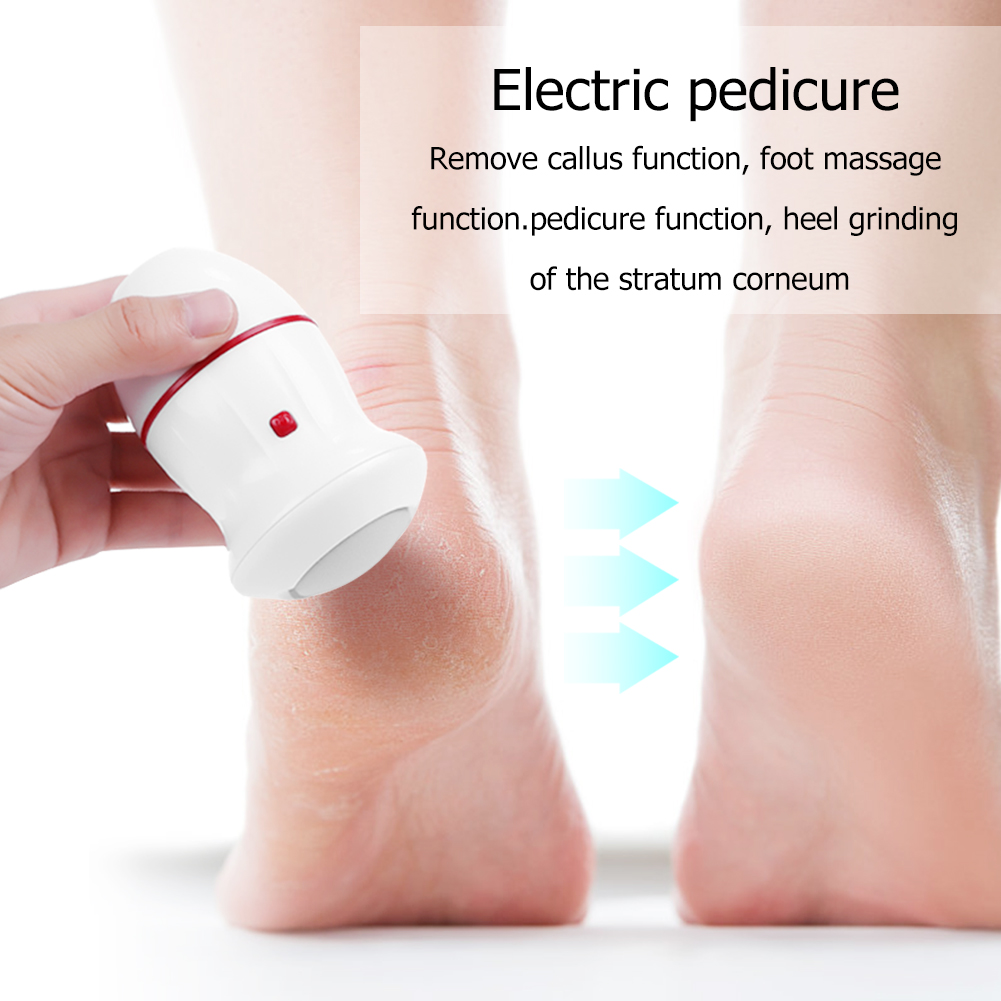 Molinillo Eléctrico de pies al vacío, de piel muerta eliminador de callos, herramienta de pedicura recargable por USB, limas de pies, máquina de limpieza para el cuidado de los pies
