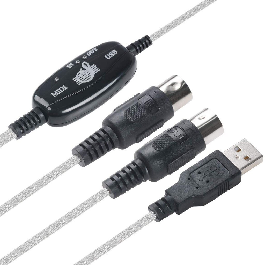 Usb Naar Midi Interface Kabel Converter 2 In 1 Com... Grandado