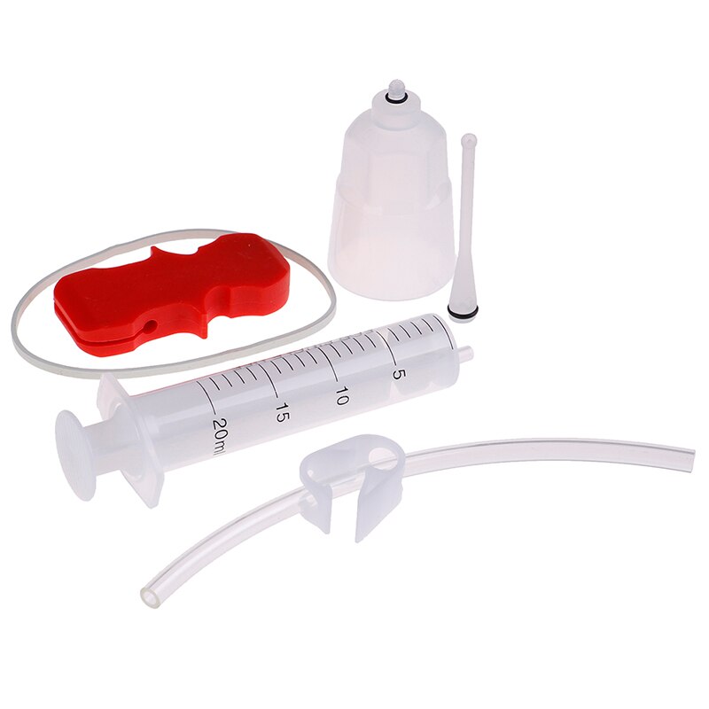 KIT de purga de freno hidráulico para disco de bicicleta SHIMANO, sistema de frenos de aceite Mineral, conjunto de embudo, kit de herramientas para bicicletas