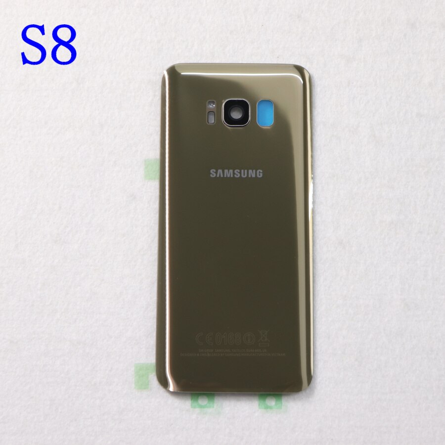 Cover posteriore in vetro per SAMSUNG Galaxy S8 G950, custodia posteriore in vetro G950FD S8 Plus S8 G955, G955FD, G955FD, G955FD: S8 Gold