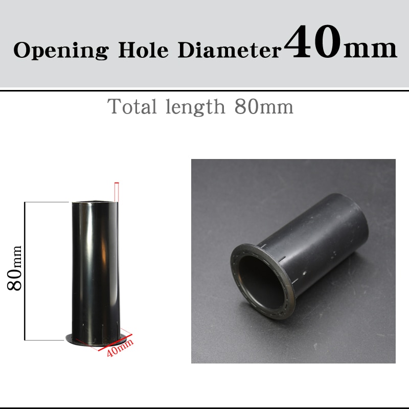 HIFIDIY LIVE Speaker Guide Tube 2 3 4 5 6.5 8 inch BASS Subwoofer Loudspeaker Inverted Tube Port Auxiliary ABS open Hole 18~60mm: Blue / Bundle 2