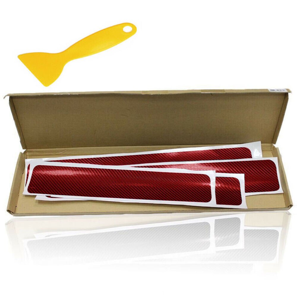 Auto Sticker Auto Accessoires Carbon Fiber Instaplijsten Anti-Kras Trim Onderdelen Universele