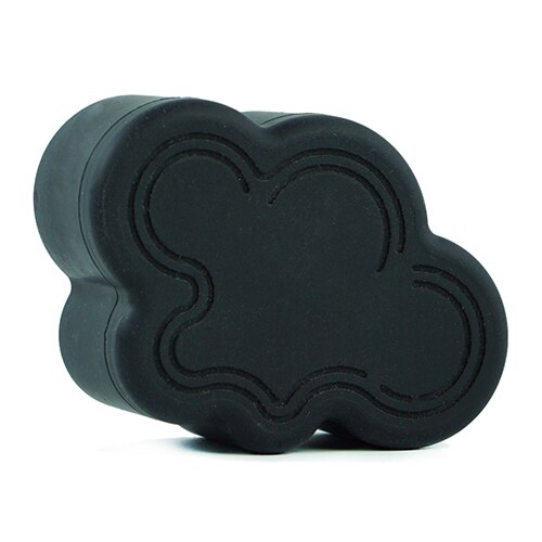 1pc Small Cloud Shape Silicone Dab Container Nonstick Container Tank Portable 22ml Storage Box for Oil Wax Jar: black