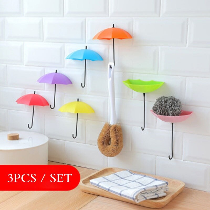 gadget da cucina Ombrello A Forma di Chiave appendiabiti cremagliera Complementi Arredo Casa Supporto A Parete Ganci per cucina Bagno Accessori Chiave del Supporto A Parete