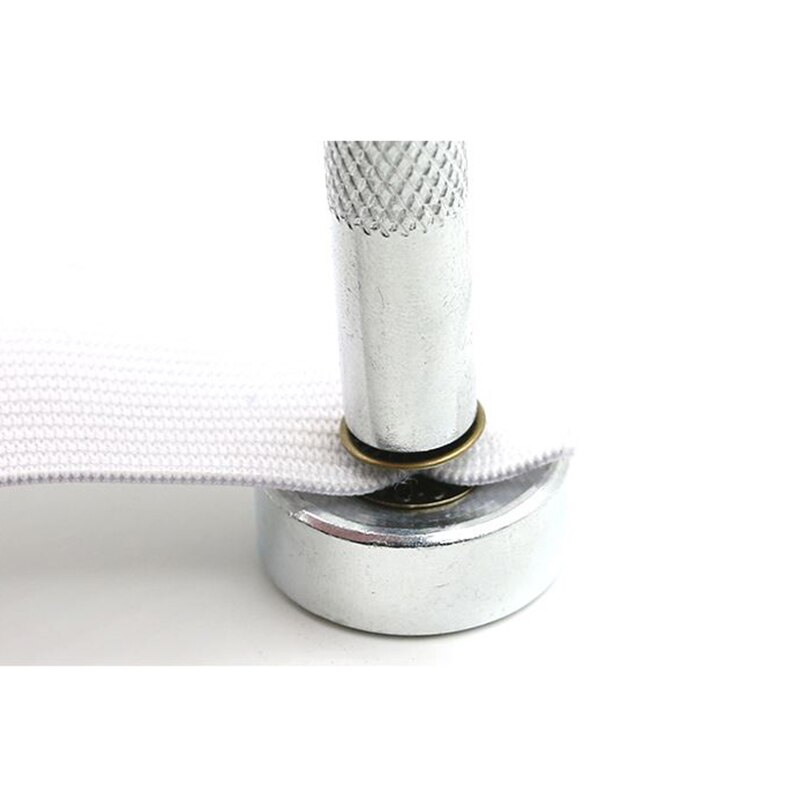 633# DIY Snap Button Punching Holes Rivet Button Die Base Working Leather Craft Tools Carbon Steel Set