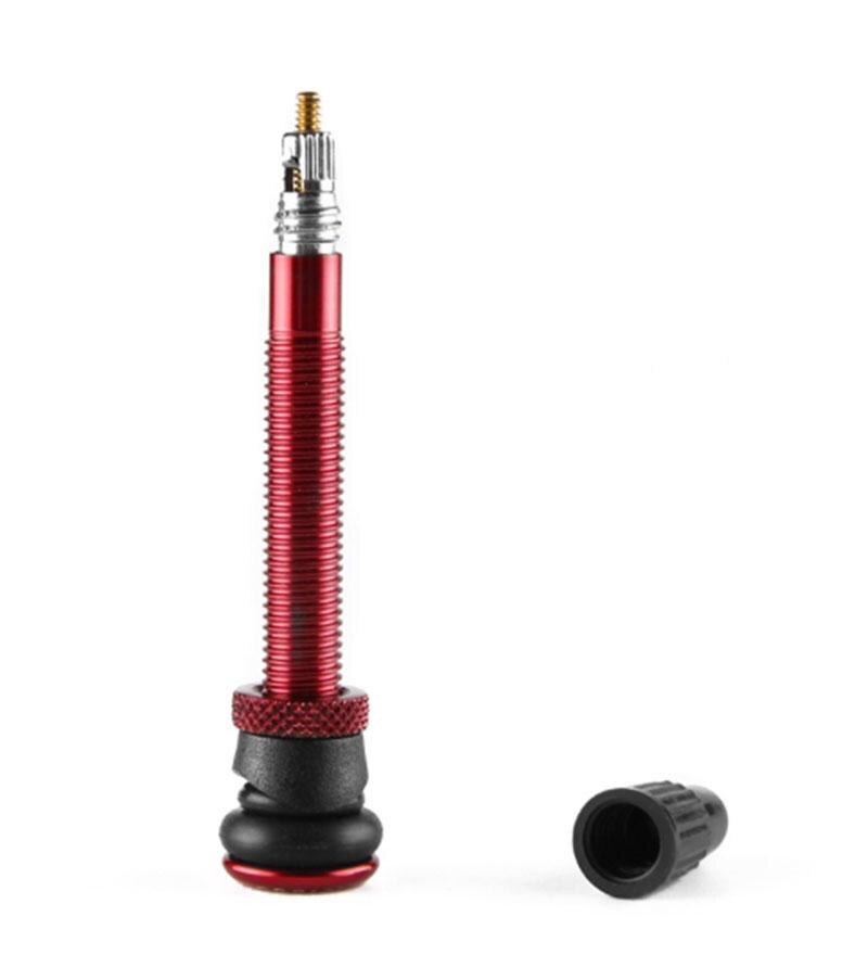 Kleppen Voor Fiets Tubeless Presta Ventiel 58mm Aluminium Geen Buizen Bike Frans Ventiel Adapter Fiets Ventiel core Cap