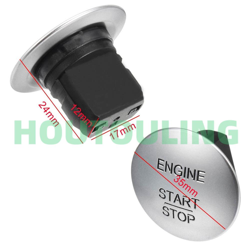 5x start-stop-drukknop motorcontactschakelaar voor mercedes-benz  w204 w205 w212 w164 w166 w221