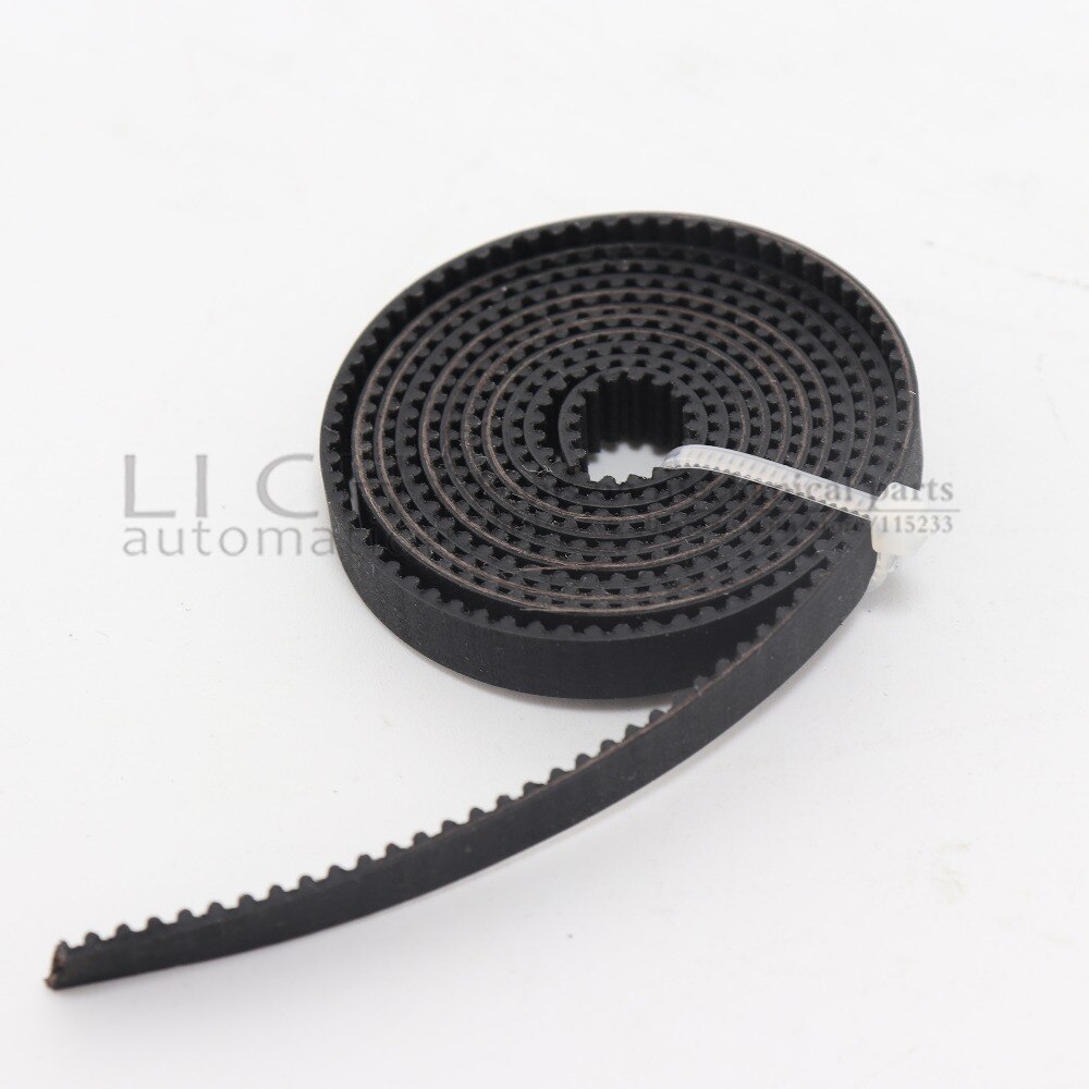 1M/5M/10M/20MM/lot PU material GT2 Belt Black Color 2GT Timing Belt 6mm Width 5M a Pack for 3d printer