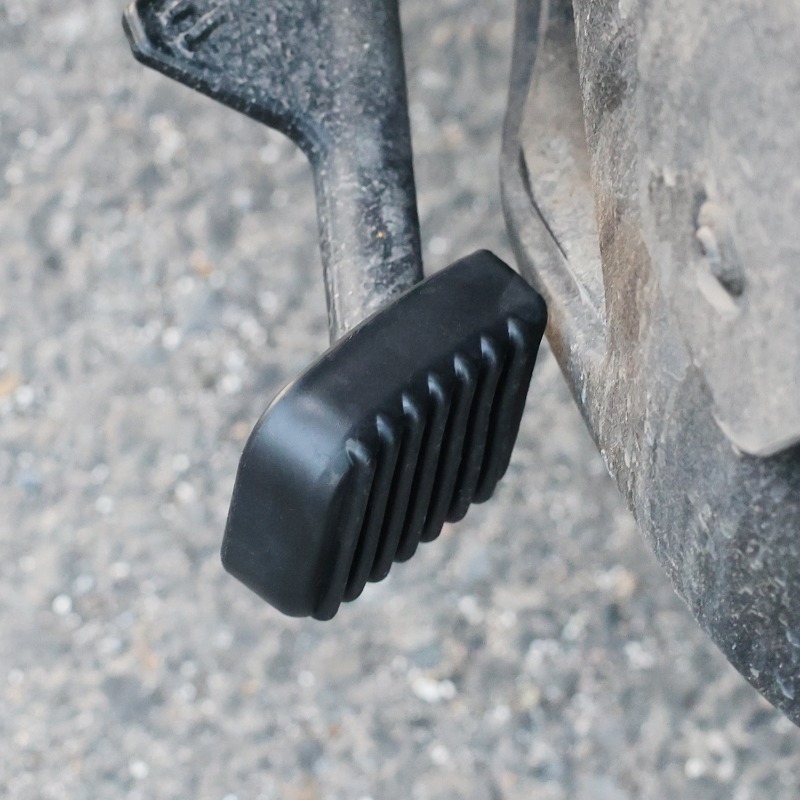 Universal Motorrad Fußstütze Weiche Gummi Pad Motorrad Seite Stehen Basis Verlängerung Fuß Pad Unterstützung Platte Motorräder Zubehör