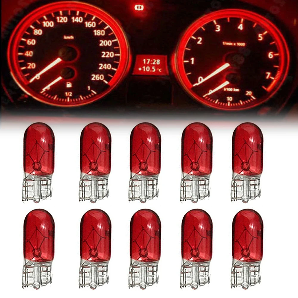 10 Stücke Auto T10 Halogen 3 Watt 194 158 Keile 12 V Autolampe Weiße Glühbirnen Instrumentenlicht Leselampen Umrisslampe Autozubehör: verrotten