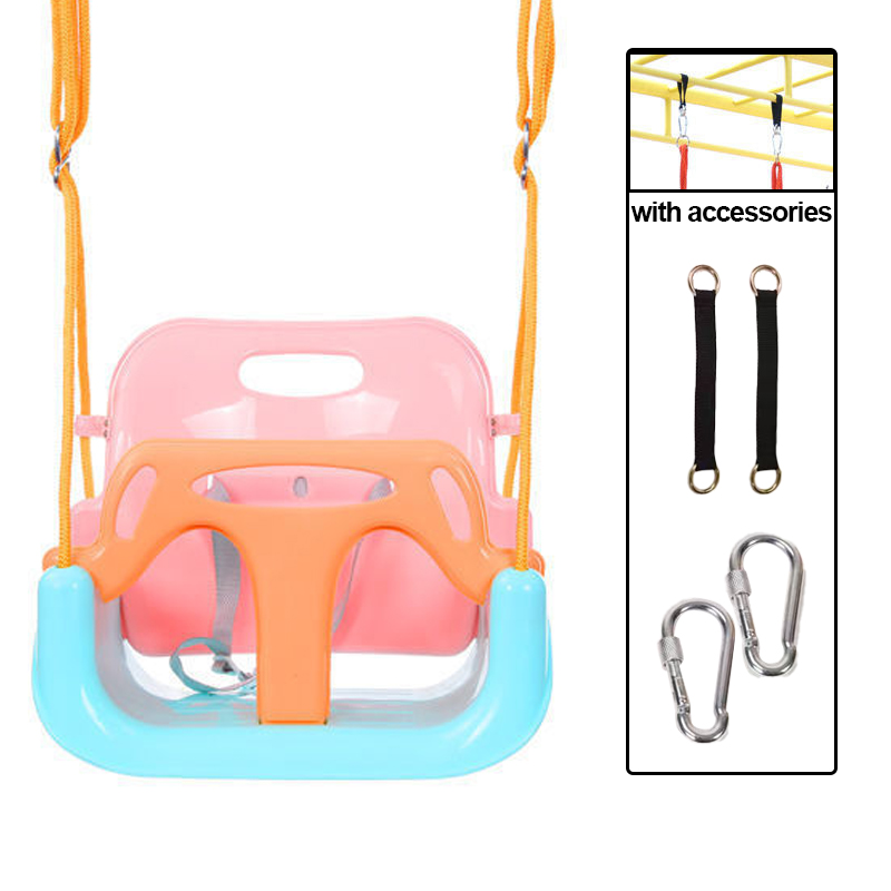 3- -i- -1 huskeleker for småbarn baby hengende kurv innendørs/utendørs lek barn huskesett for bakgården 6 måneder  to 12 år best: Blå