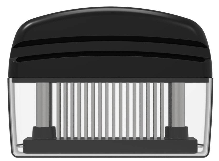 48 Blades Naald Vleesvermalser Rvs Mes Vlees Beaf Steak Hamer Van Vlees Hamer Pounder Koken Gereedschap: Black