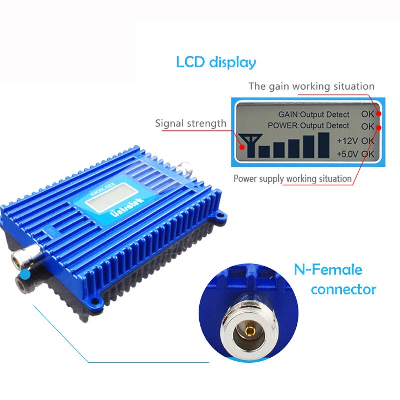 Lintratek Cellular Signal booster GSM 2G 900mhz 70dB handy Signal Booster Repeater GSM 900 MHZ Kommunikation Verstärker