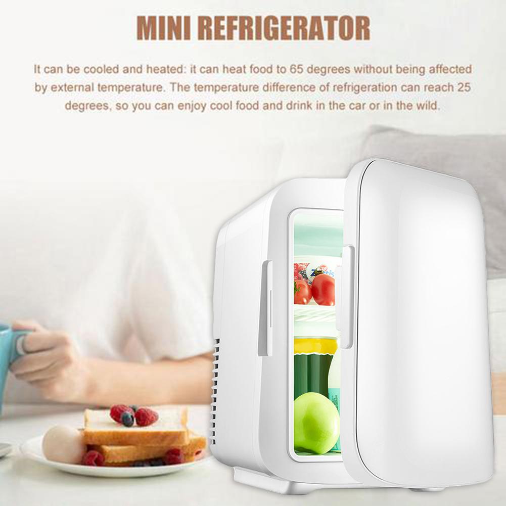 DC12V Portable Car Refrigerator Mini Fridge 4L Capacity Freezer Cooler Warmer Thermoelectric For Car Travel Camping RV Boat