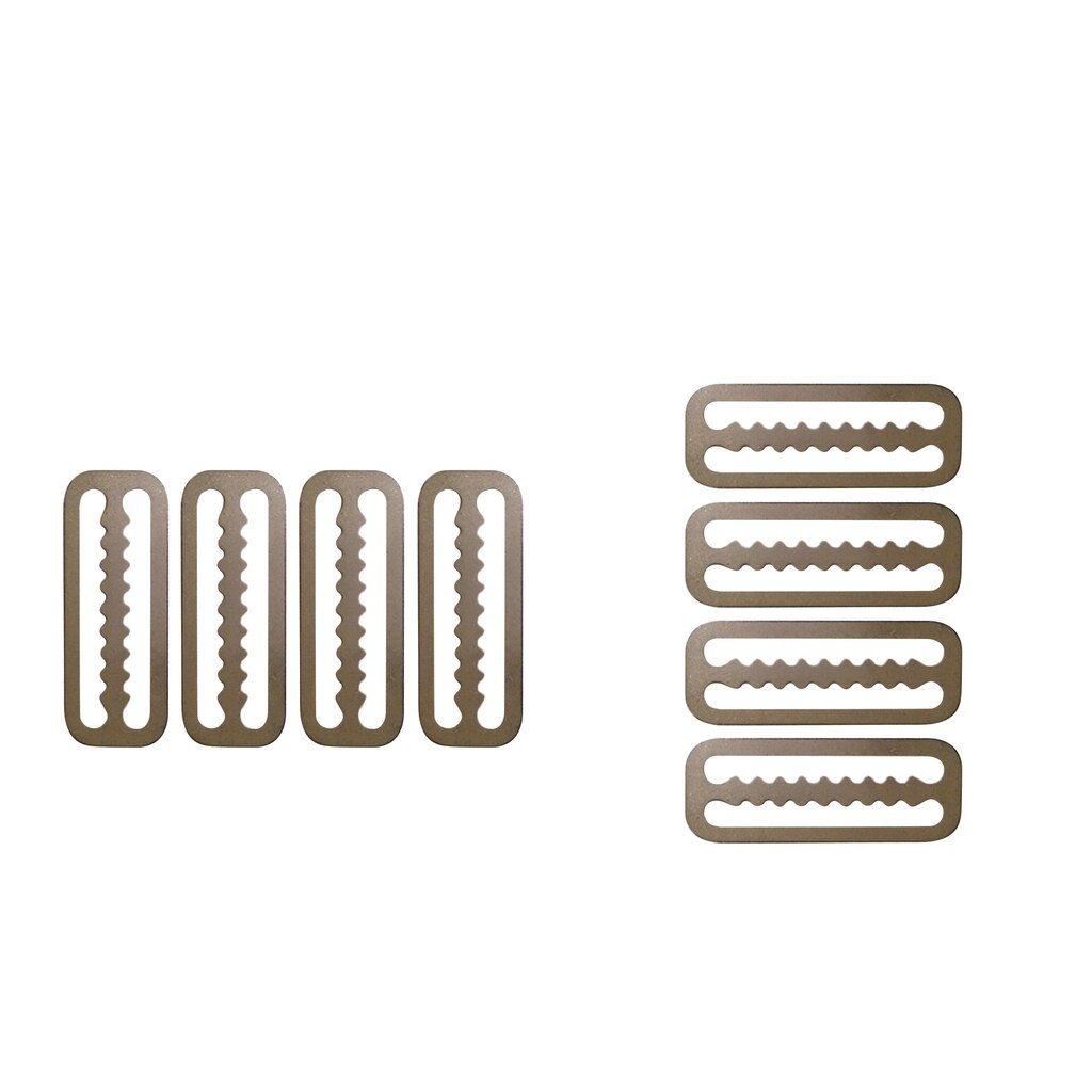 8x Steel Weight Belt Webbing Strap Keeper Clip Retainer For 2" Webbing