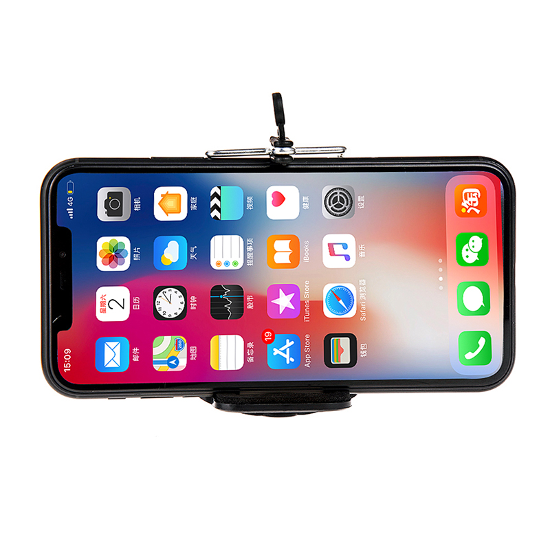 Rovtop universal mobiltelefon klipsholder kamera stativmonteringsadapter smartphone vedhæftet fil til iphone samsung xiaomi huawei  z2