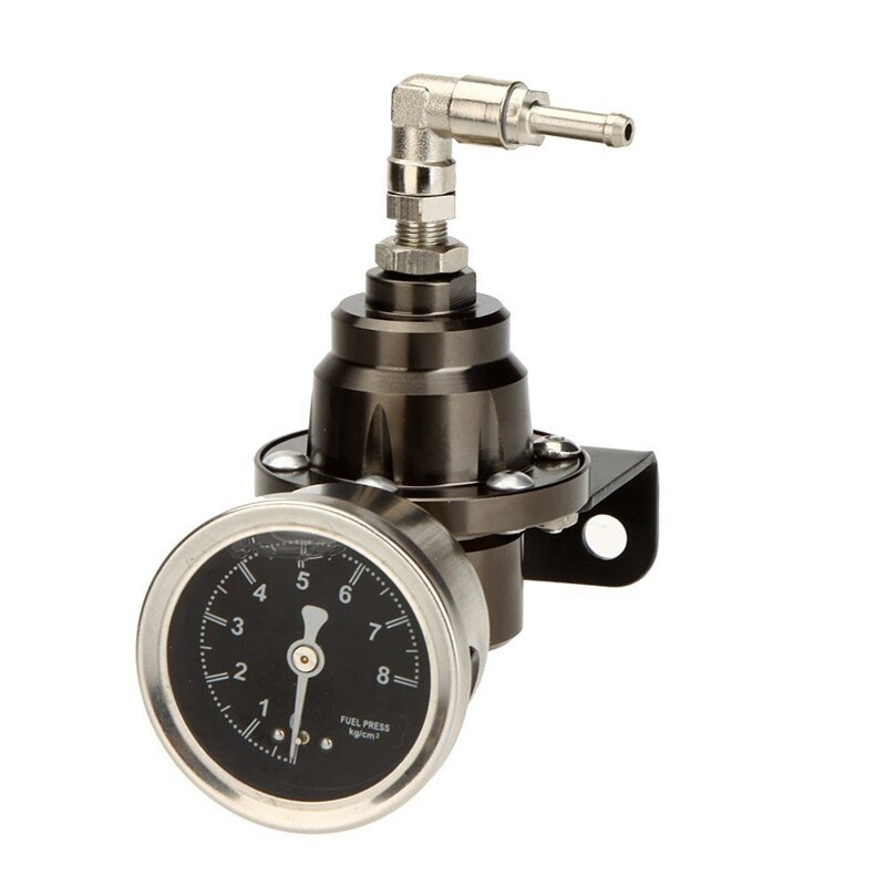High Performance Car Fuel Pressure Gauge Adjustable Fuel Pressure Regulator