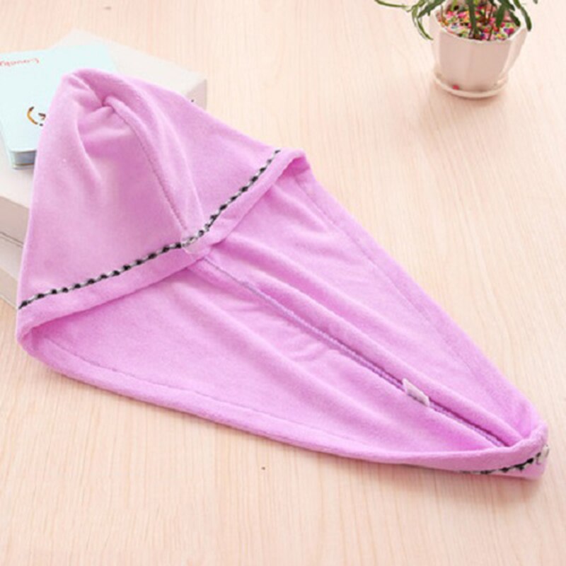 5 Colors Lovely Cartoon Soft And Skin-friendly Microfiber Bath Towel Hair Dry Cap Bathroom Spa Shower Quick Dryer Wrapped Towels: 4