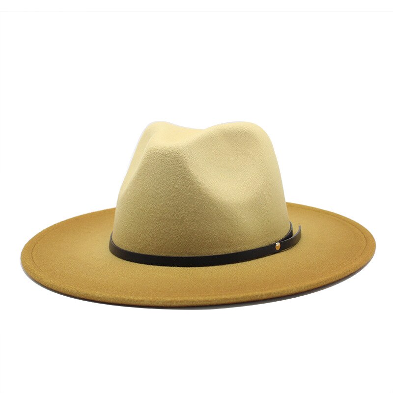 Klassischer Cowboyhut Aus Filz – Mit Strassband, Verstellbar, Für Damen & Herren